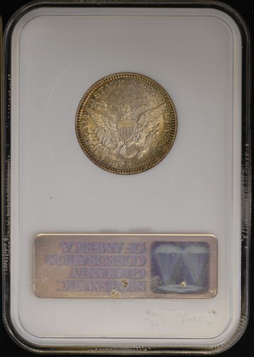 1909 Barber Silver Quarter ~ NGC MS63 ~ VINTAGE NCG GEN 4 Holder - Picture 3 of 4