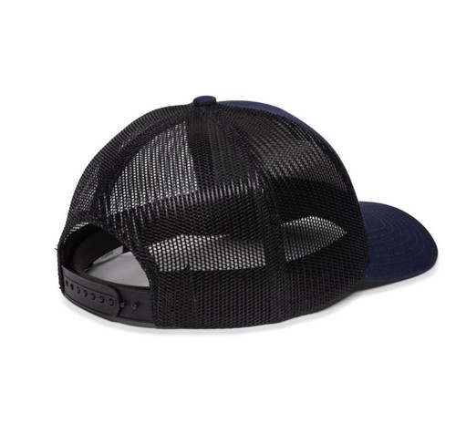 Hat - Ford Mesh Vented Adjustable Trucker Style Cap Blue / Black - Picture 5 of 6