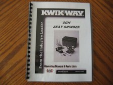 Kwik Way Sgh Valve Seat Grinder Set Manual