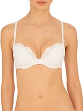 Natori Women's Essence Demi Contour Underwire Bra White Size 36B   4190