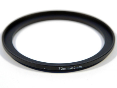 72-82 mm Metall Step Up Ring Objektiv Adapter von 72 auf 82 mm Filtergewinde UK VERKÄUFER