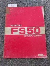 Suzuki motorcycle FS50 service manual