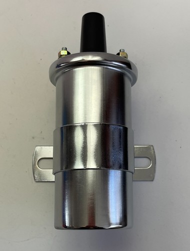 PONTIAC 350 389 400 455 RED PRO-BILLET Distributor + CHROME COIL use w/ MSD Box - Picture 9 of 12