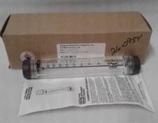 King Instrument 7205006233W PVC 1/2 FNPT VT 2 GPM - New - New in Box