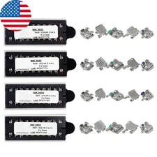 Dental Orthodontic Brackets Metal Roth MBT 018 022 345 Hook Mini Braces MIM Twin