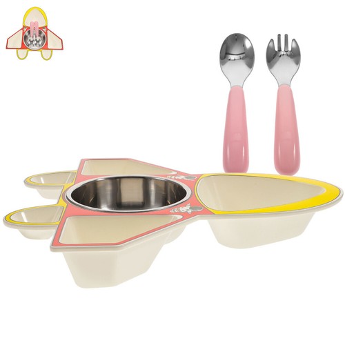 Set piatti e ciotole per bambini in omaggio cucina ristorante mensa - Foto 6 di 17