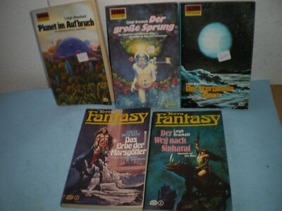 5x Taschenbücher gut Lesepaket Science Fiction SF LEIGH BRACKETT gut Terra Pabel