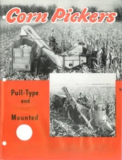 1-P 2-P 2-M IH Corn Pickers Pull-Type & Monted McCormick-Deering Color Brochure