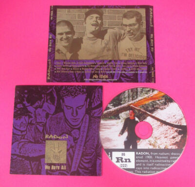 CD RADON We Bare All 2002 Usa NO IDEA RECORDS NOIDEA68 no lp dvd mc vhs (CS55)