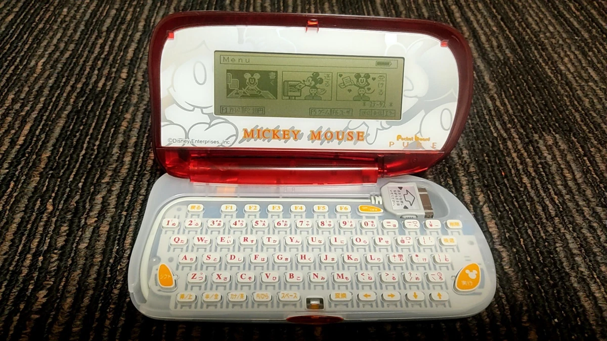 NIB Mickey Mouse Edition NTT DoCoMo PHS Pocket Board Pure Very Rare