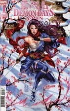 DEMON DAYS X-MEN #1 VARIANTE MARK BROOKS CASI NUEVO WOLVERINE PSYLOCKE MELOCOTÓN MOMOKO