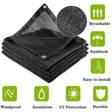 Shade Cloth 60% Fabric Resistant UV Net Mesh Tarp for Garden Greenhouse Barn