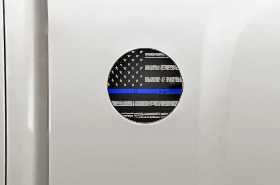 Calcomanía de tapa de gas para puerta de combustible pegatina envolvente gráfica para Chevy Silverado 1500 08-13 UL - Imagen 2 de 2