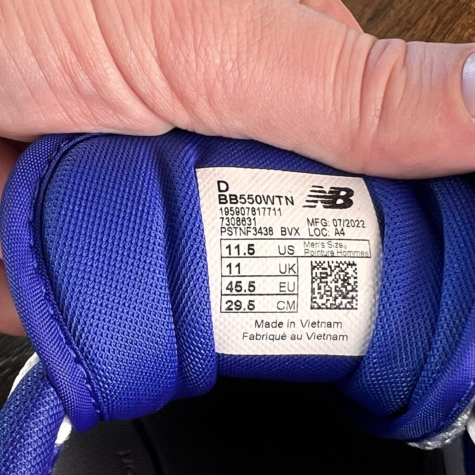 New Balance 550 Lakers Pack Purple White Size 11.5 Men’s Shoes Sneakers thumbnail 5