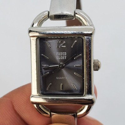 Faded Glory 19MM Women's Watch Dark Gray Dial Gray Band 5'' New Battery