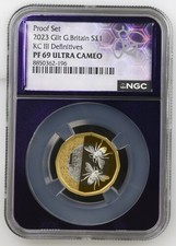 2023 Gilt G.Britain KC III Definitives Proof Set S1PND NGC PF69 Ultra Cameo