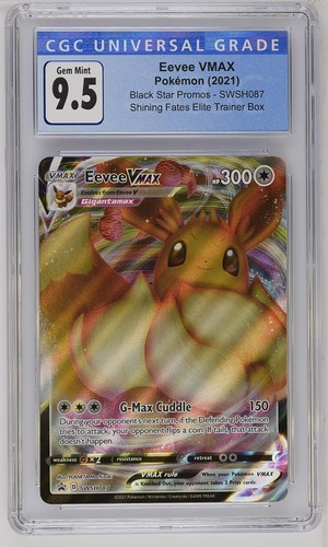 EEVEE VMAX SWSH087 SHINING FATES ELITE TRAINER BOX POKEMON CGC 10 GEM MINT