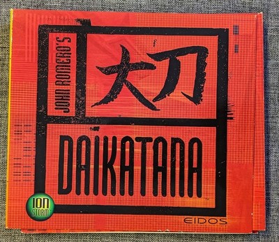 John Romero's DAIKATANA for PC CD-ROM 1999 EIDOS & Manual - Mature