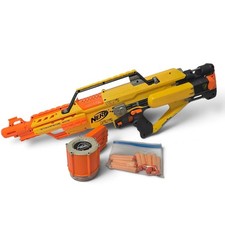 NERF N-Strike Stampede ECS Auto Blaster w/12-Round Drum 12 Darts WORKS
