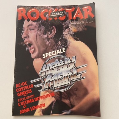 Rockstar No.6 Juni 1981 AC/DC, Elvis Costello, Genesis, Genesis, Lennon ...