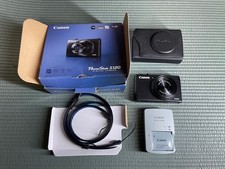 Canon PowerShot S120 Black Compact Digital Camera Tested Working Japan