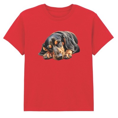 Cute Sleeping Dog Animals Sleeping Dogs Kids T-Shirt Pet Design