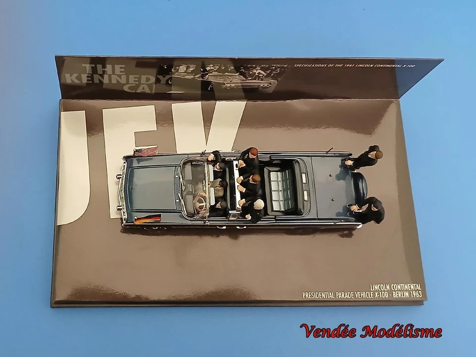 Voiture de collection  - Lincoln Continental 1963, Minichamps 1/43 - Photo 4/4