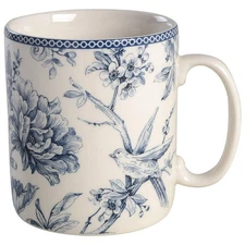 222 Fifth Adelaide Blue and White Jumbo Mug 11974081