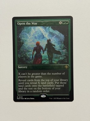 Open the Way (MAT) 123 Foil Etched