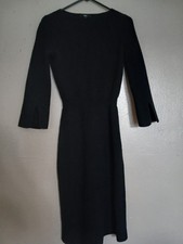 Uniqlo : C Dress Medium Sweater Wool Knit Minimalist Knee Length Long Sleeve