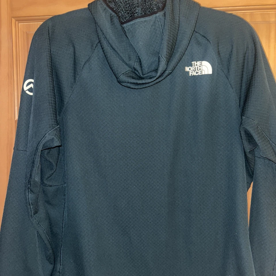 Sudadera con capucha verde delgada con cremallera completa The North Face XL Summit Series FUTUREFLEECE para mujer Foto 4 de 4