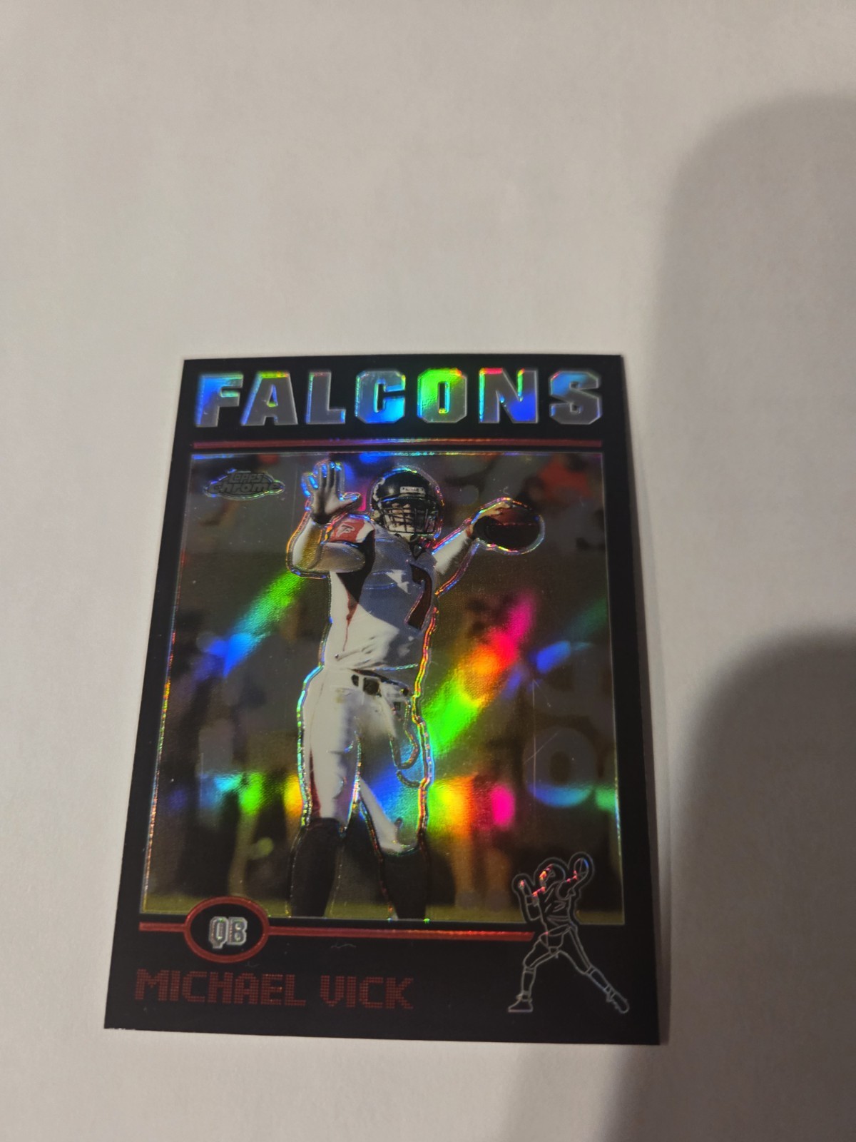 2004 Topps Chrome - Michael Vick #11 Black Refractor /100