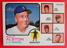 Walt ALSTON/Tom LASORDA 1973 Topps Set-Break # 569 HIGH Dodgers Vintage Baseball