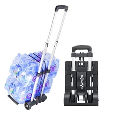 Folding Hand Truck Aluminum Trolley,Small Dolly, Foldable Hand Cart Collapsib