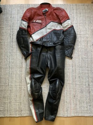 Dainesse Lederkombi Gr 52 einteiler motorrad leder jacke hose herren vintage