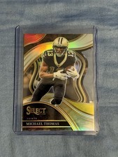 2023 Panini Select - Club Level Michael Thomas #235 Red & Yellow Prizm Die-Cut
