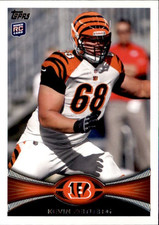 Kevin Zeitler 2012 Topps Rookie Card #193. rookie card picture