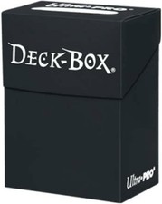 Durable Card Deck Box with Write-On Strip - Holds 80 Sleeved Cards Securely