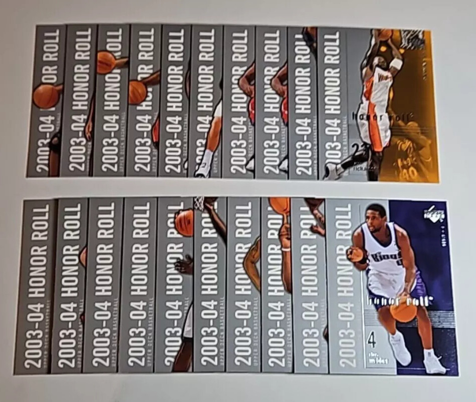 2003-04 Upper Deck Honor Roll Basketball Base Set Pick Your Own (Choice) NM