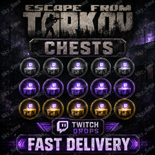 Escape From Tarkov Sc Twitch Drops - (Común Raro Legendario) 98 Cajas