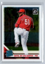 2019 Donruss Optic #66 Enyel De Los Santos Rated ROOKIES Phillies