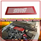 Top Mount Intercooler Grille Cover 26 Painted Matte Red Fits SUBARU WRX 5th STI