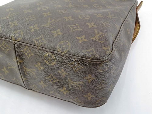 Auténtico Bolso de Hombro Cartera LOUIS VUITTON Looping GM Monograma #61434 - Imagen 10 de 19