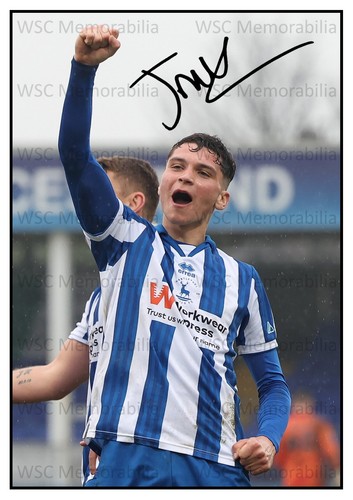 11967. Jamie Miley Signed Pictures (A4 Prints) Hartlepool Newcastle Newport