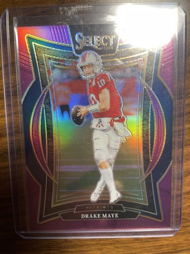 2024 Select Drake Maye Concourse RC Viola Prizm Rookie #/75 Patriots