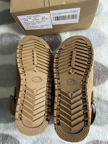 ❤️ Chestnut Outdoor Slipper Shoes Faux Fur Lined Size 37. BNIB. - Picture 5 of 7