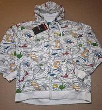 Y2K Southpole Men's Hoodie Zipper All Over Sneaker Print Size XL New With Tags