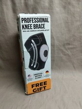 DR. BRACE ELITE Knee Brace With Side Stabilizers  Patella Gel Pads Large
