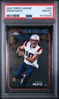 Drake Maye 2024 Topps Chrome #203 PSA 10
