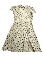 Reformation Wednesday Floral Mini Dress in Cream